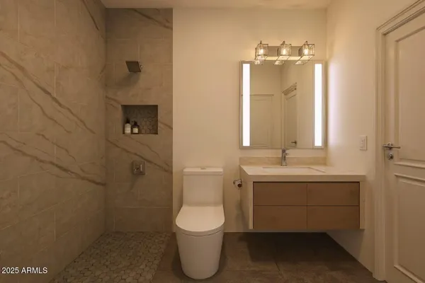 a view of a bathtub in a bathroom