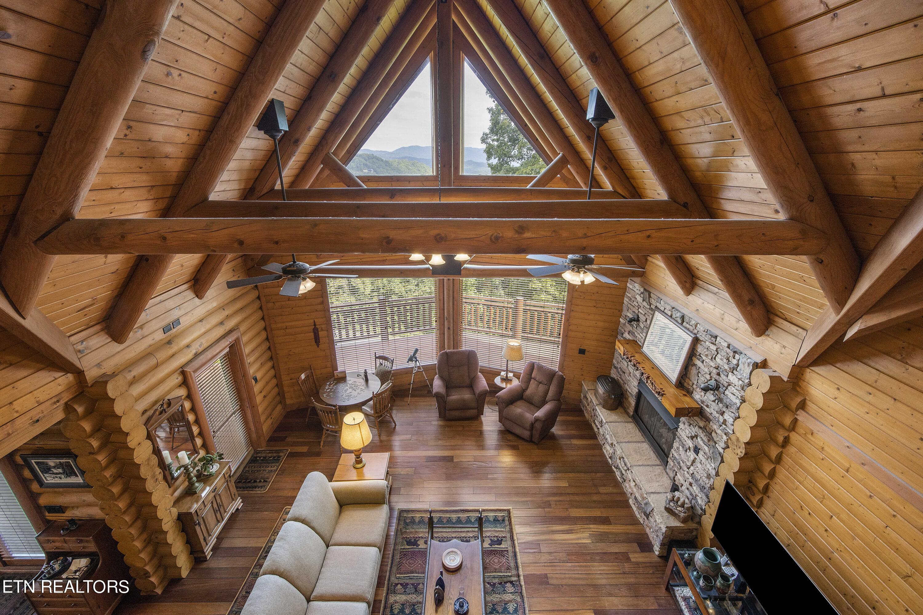 4565 Long Rifle Road Sevierville, TN 37862 - Photo 22 of 51 Love the beam work