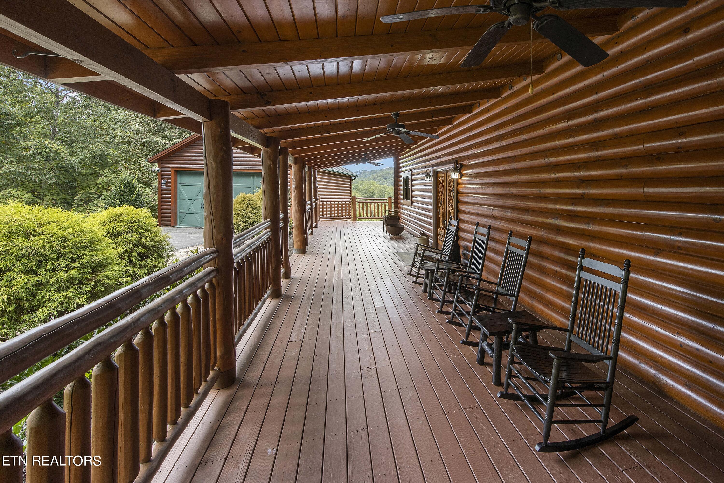 4565 Long Rifle Road Sevierville, TN 37862 - Photo 41 of 51 Around to the front deck!