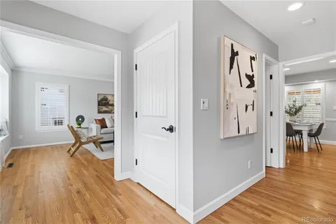 a bathroom with a sink vanity and a mirror