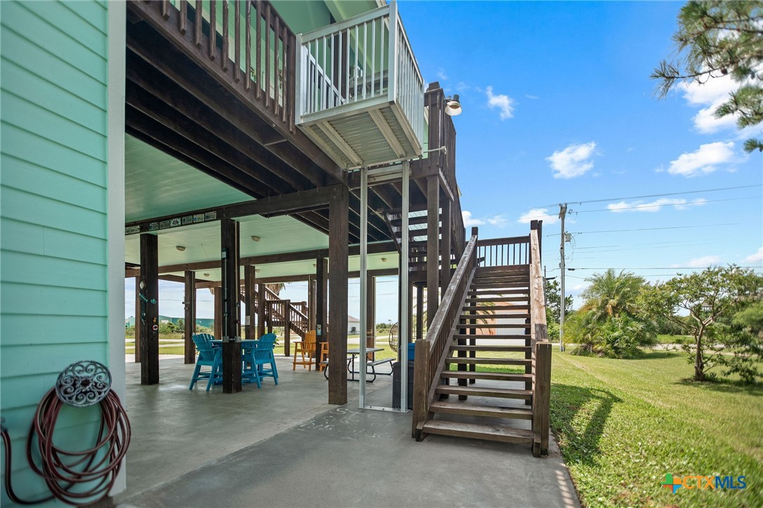 23 Macey Street Port O'Connor, TX 77982 - Photo 9 of 47 a view of outdoor space and deck