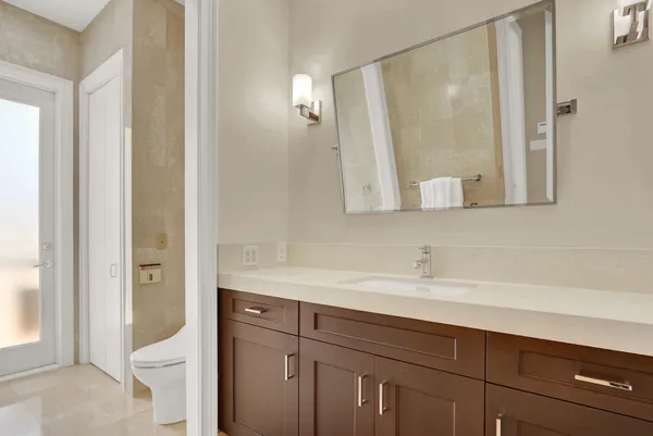 a view of a backyard with sitting area