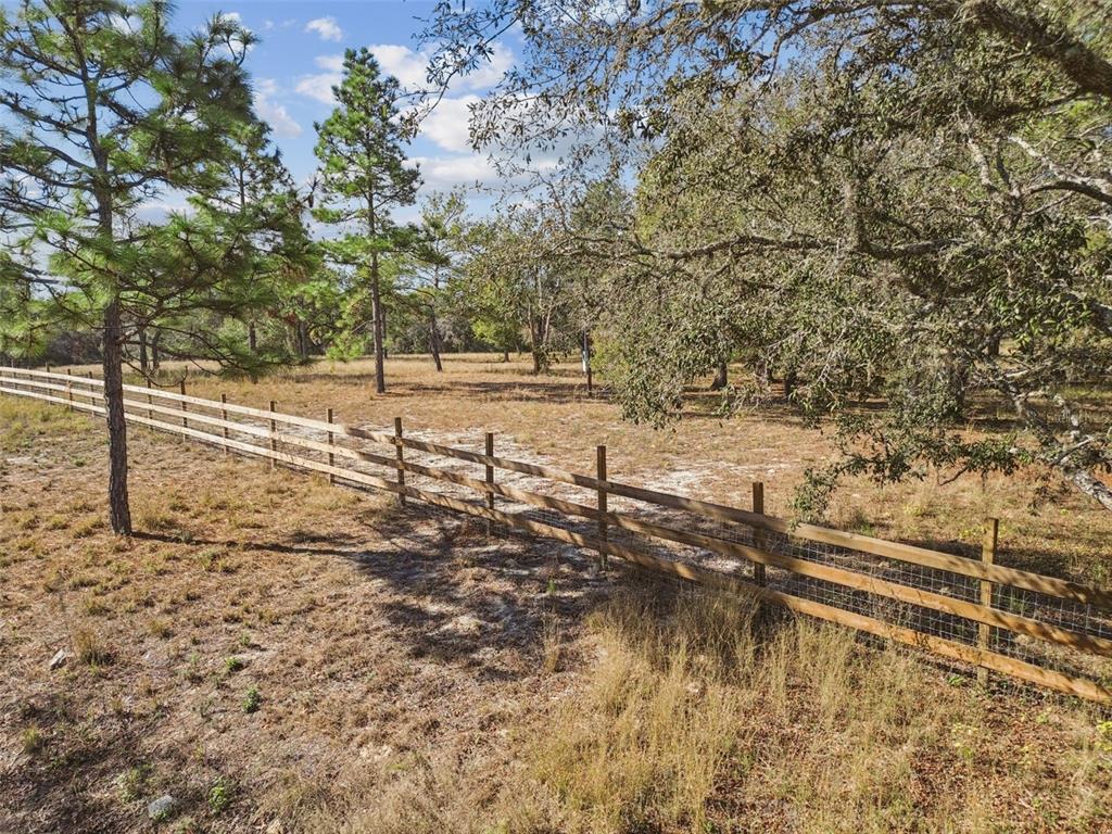 14459 Coyote Road Hudson, FL 34669 - Photo 13 of 55 a view of a yard with wooden fence