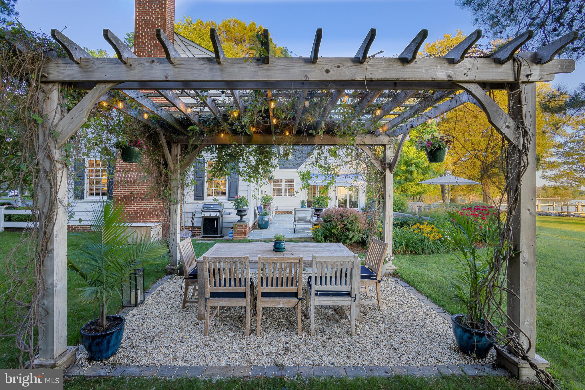 24878 West Ferry Neck Road Royal Oak, MD 21662 - Photo 8 of 74 Pergola outdoor dining
