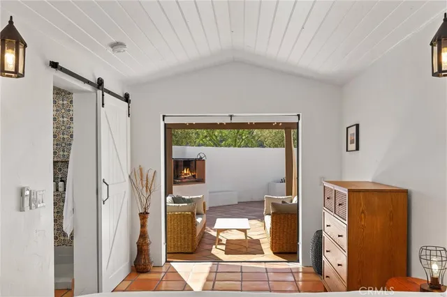 a very nice looking room with a large window