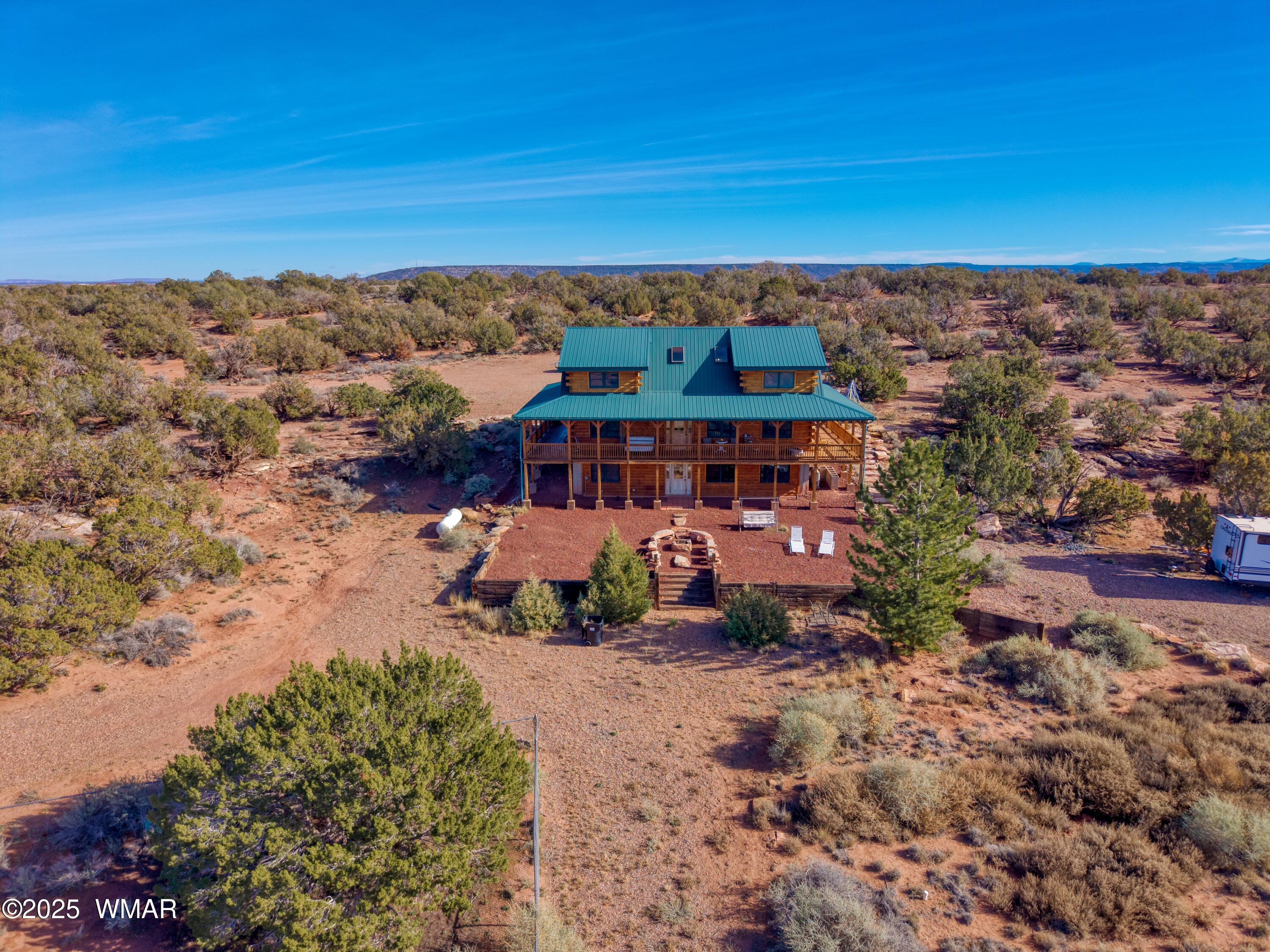 8555 Reata Lane Snowflake, AZ 85937 - Photo 62 of 88 an aerial view of a house with a yard