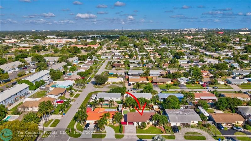 331 Southeast 4th Street Deerfield Beach, FL 33441 - Photo 3 of 37 an aerial view of residential building with outdoor space