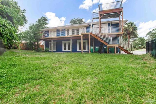 a view of outdoor space and yard