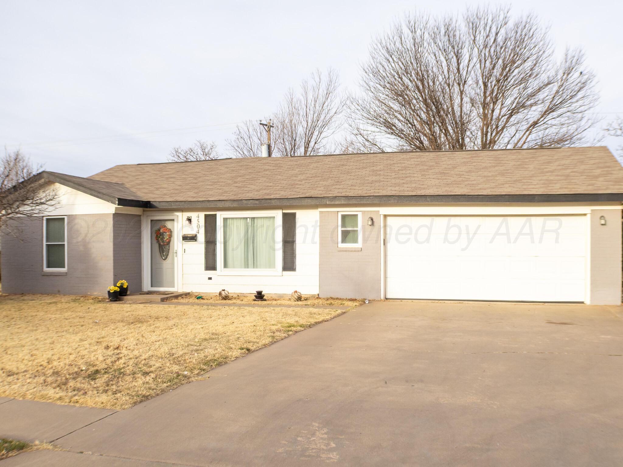 4504 Goodnight Trail Amarillo, TX 79109 - Photo 2 of 32 a view of a house with a outdoor space
