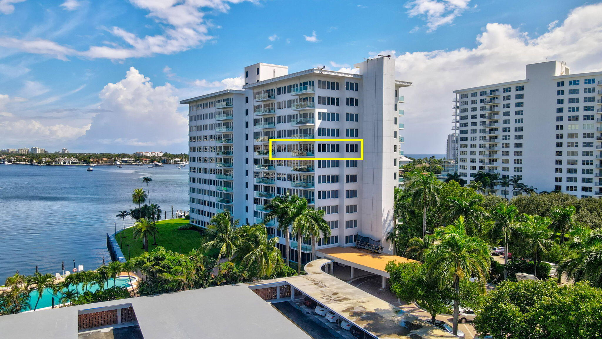701 East Camino Real, Unit 8F Boca Raton, FL 33432 - Photo 12 of 54 a view of a city with tall buildings