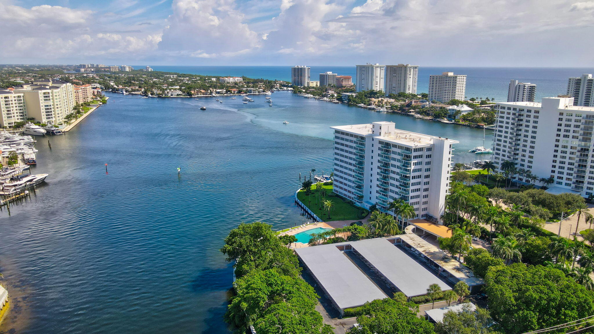 701 East Camino Real, Unit 8F Boca Raton, FL 33432 - Photo 15 of 54 a view of a city with tall buildings