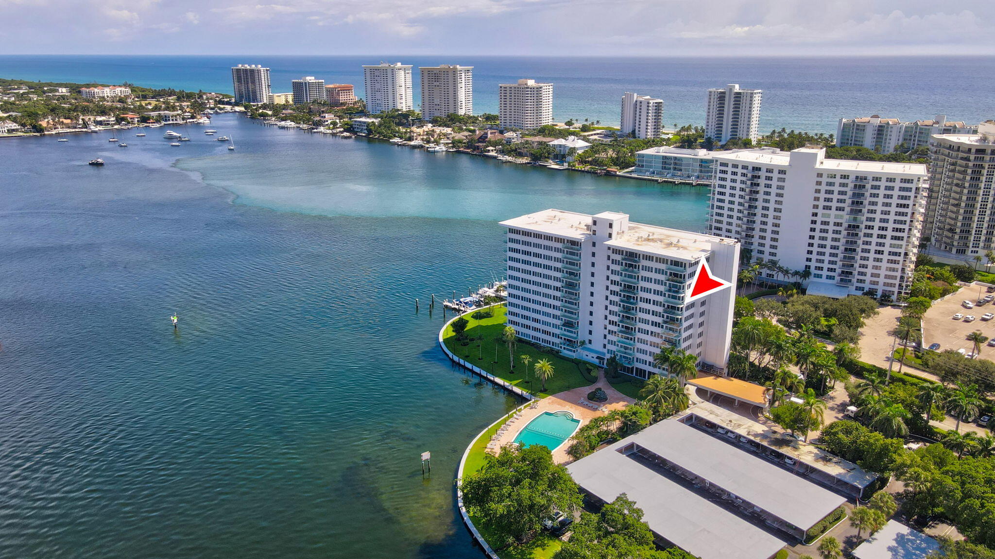 701 East Camino Real, Unit 8F Boca Raton, FL 33432 - Photo 20 of 54 a picture of city view