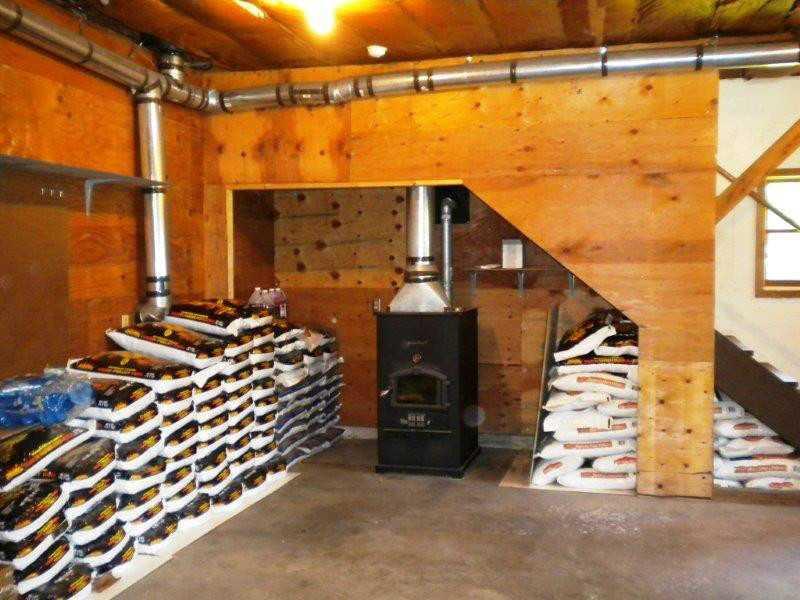 285 Green Road Fairfield, ME 04937 - Photo 19 of 28 Other. Pellet stove in garage