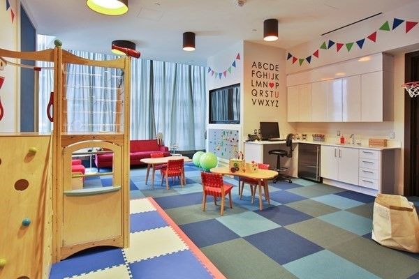a kitchen with a sink and a large window