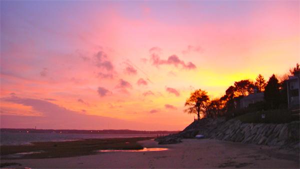 56 Massasoit Road Duxbury, MA 02332 - Photo 22 of 23 a view of sunset