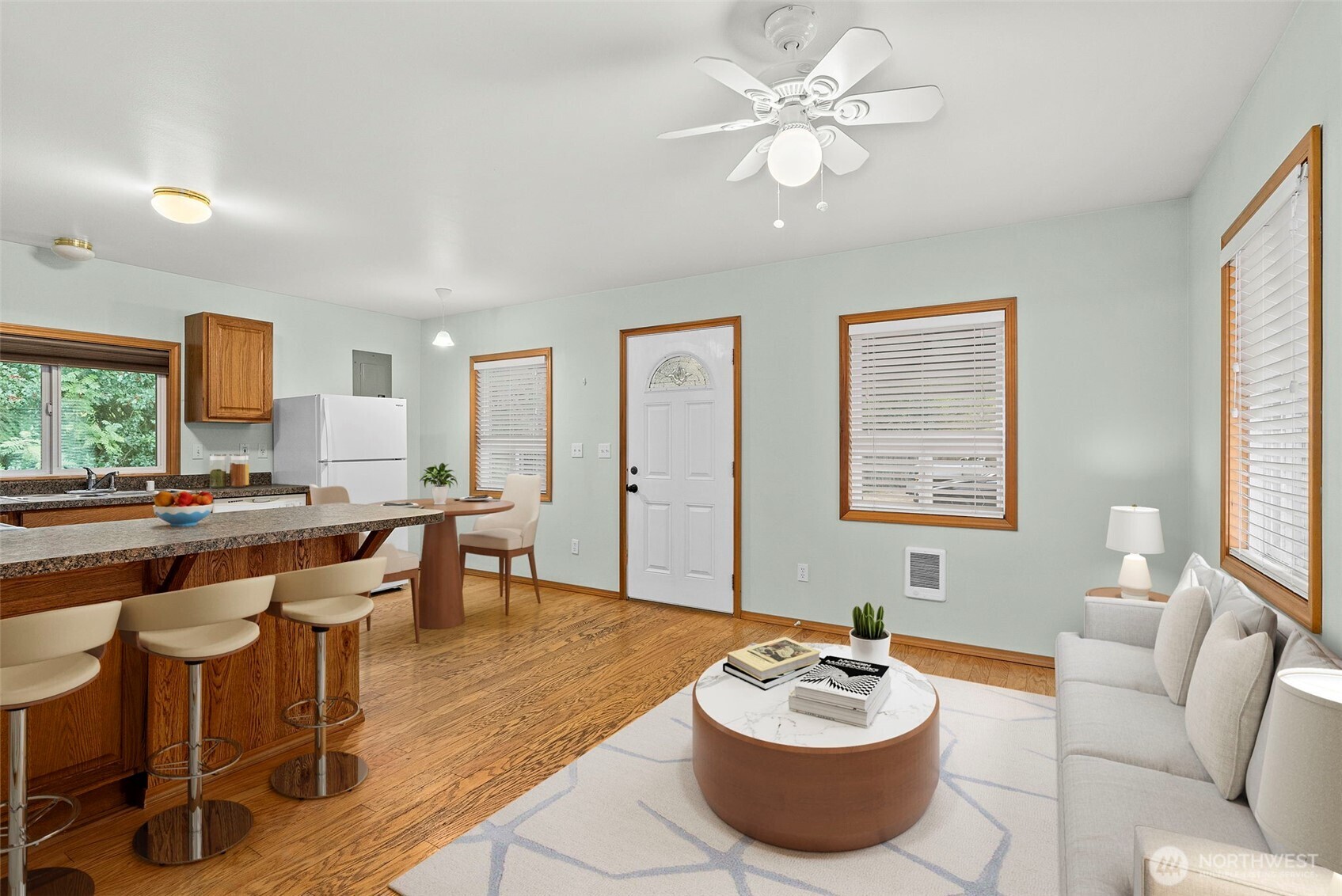 4606 15th Avenue Northeast Olympia, WA 98516 - Photo 5 of 17 a living room with furniture and a table