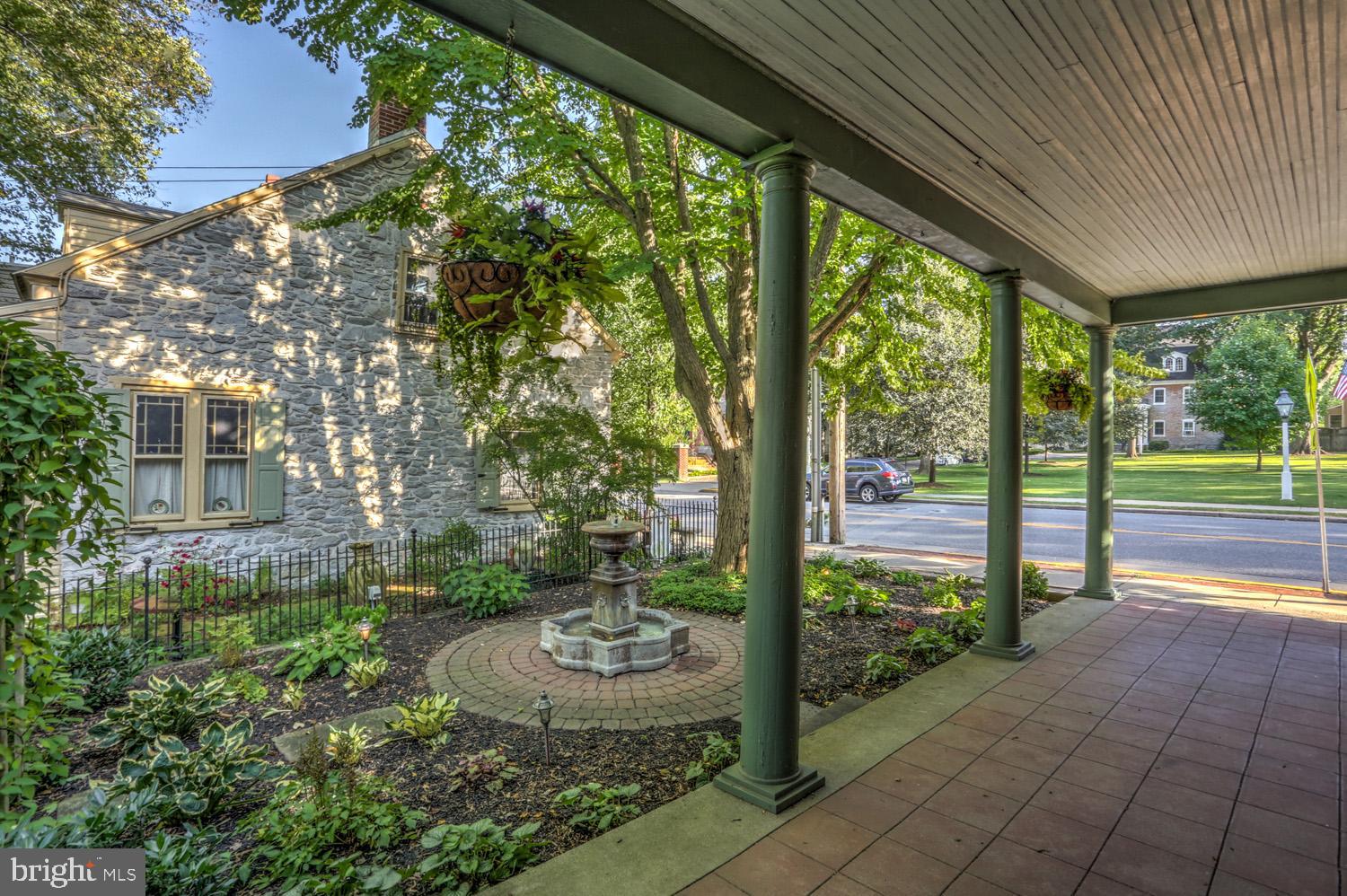 201 East Main Street Lititz, PA 17543 - Photo 59 of 78 Porch looking at Fountain
