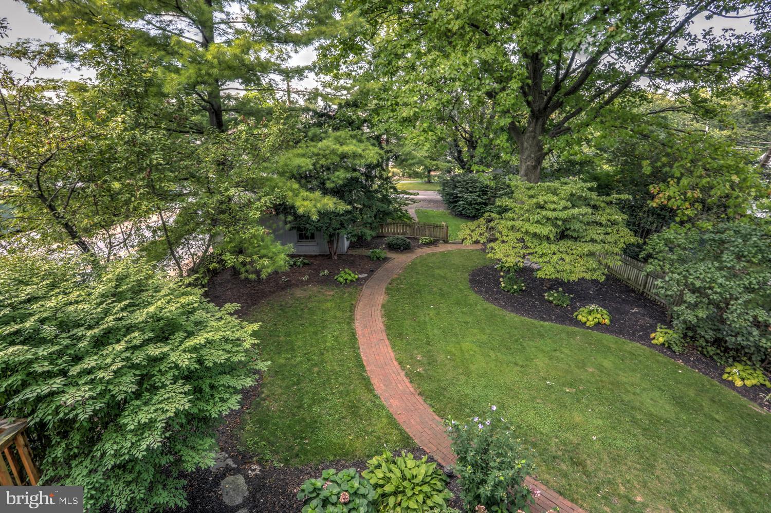 201 East Main Street Lititz, PA 17543 - Photo 66 of 78 Walkway to Garden Shed and 2-car Garage