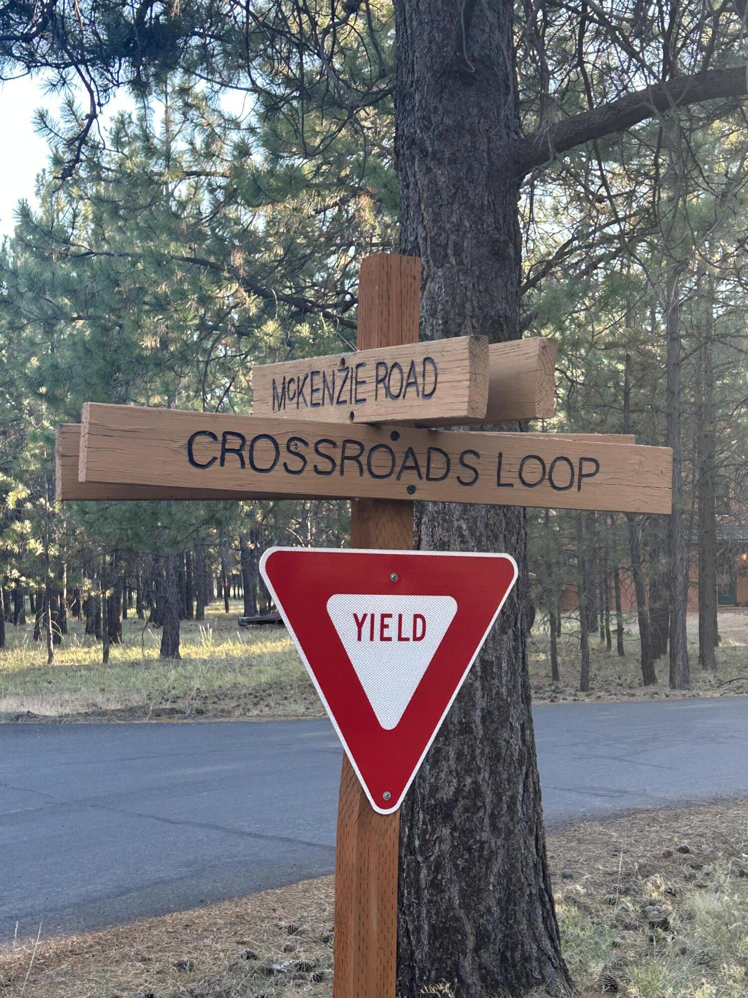 68964 Graham Court Sisters, OR 97759 - Photo 27 of 28 a sign on the side of a road