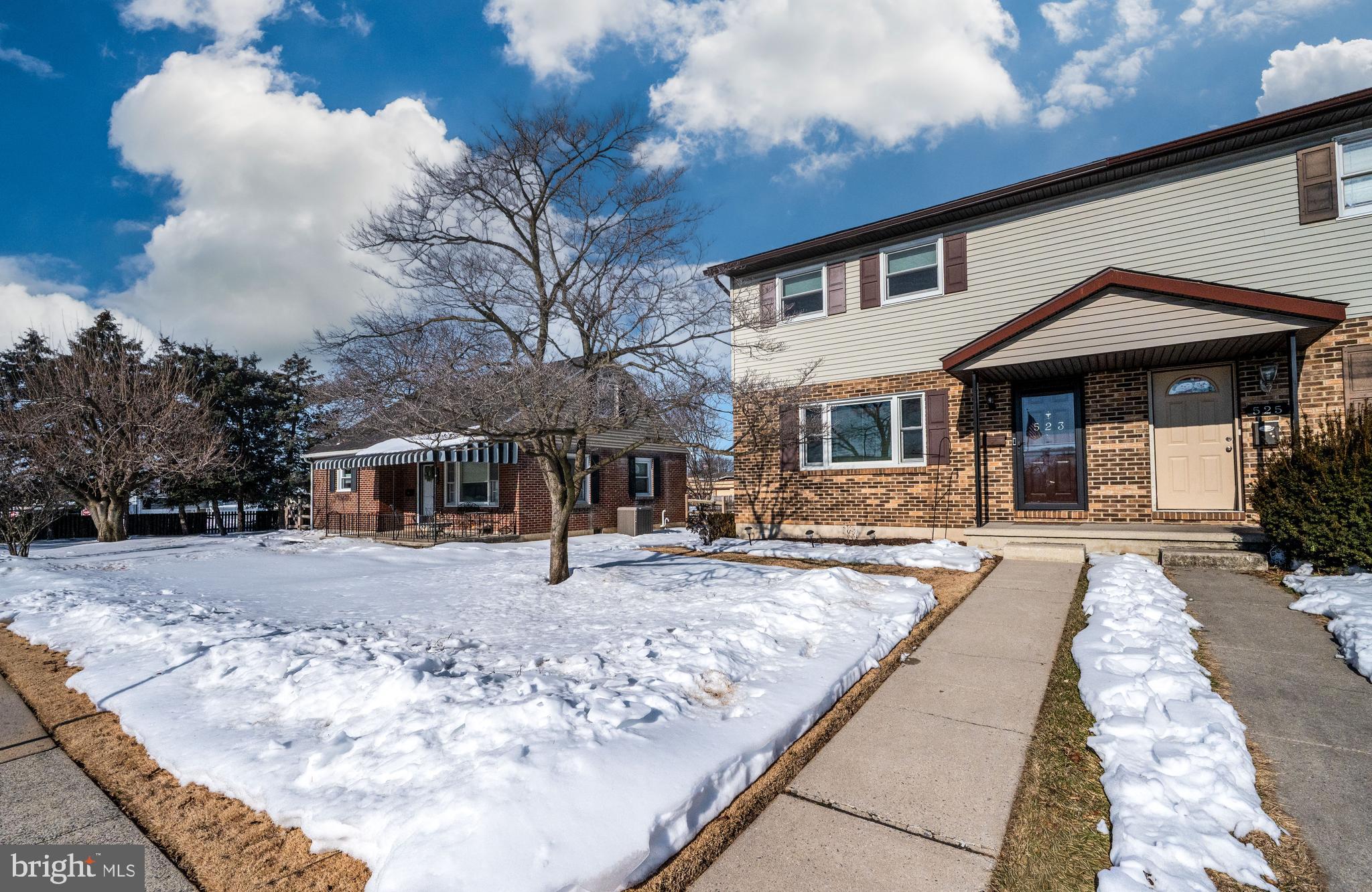 523 Mount Laurel Road Temple, PA 19560 - Photo 2 of 36 a view of a house with snow on the side of the road