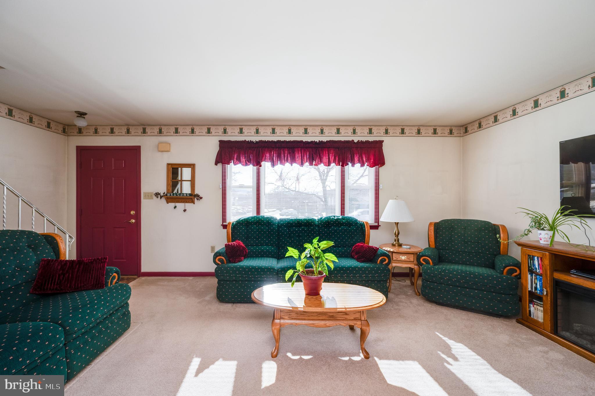 523 Mount Laurel Road Temple, PA 19560 - Photo 7 of 36 a living room with furniture flower pot and a fireplace