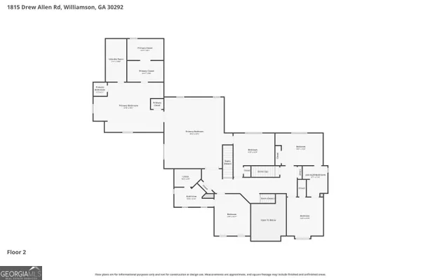 $1,250,000 | 1815 Drew Allen Road, Williamson, GA 30292