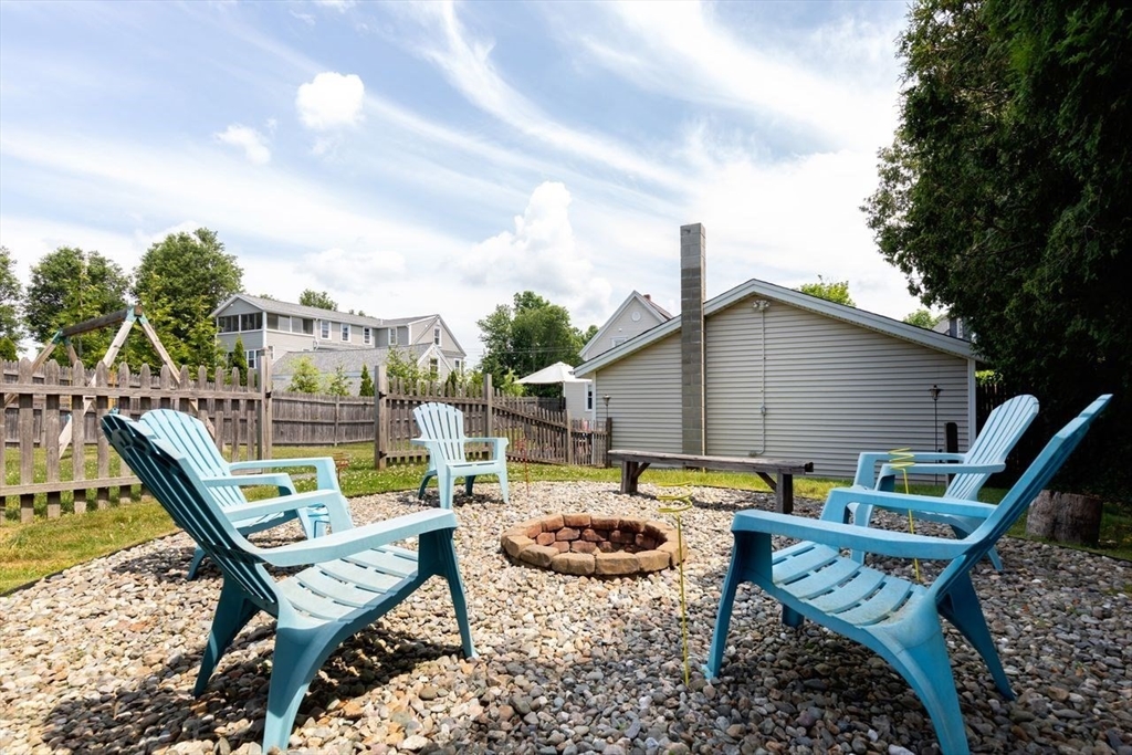 1012 Washington Street Whitman, MA 02382 - Photo 8 of 37 a view of backyard of house with seating space
