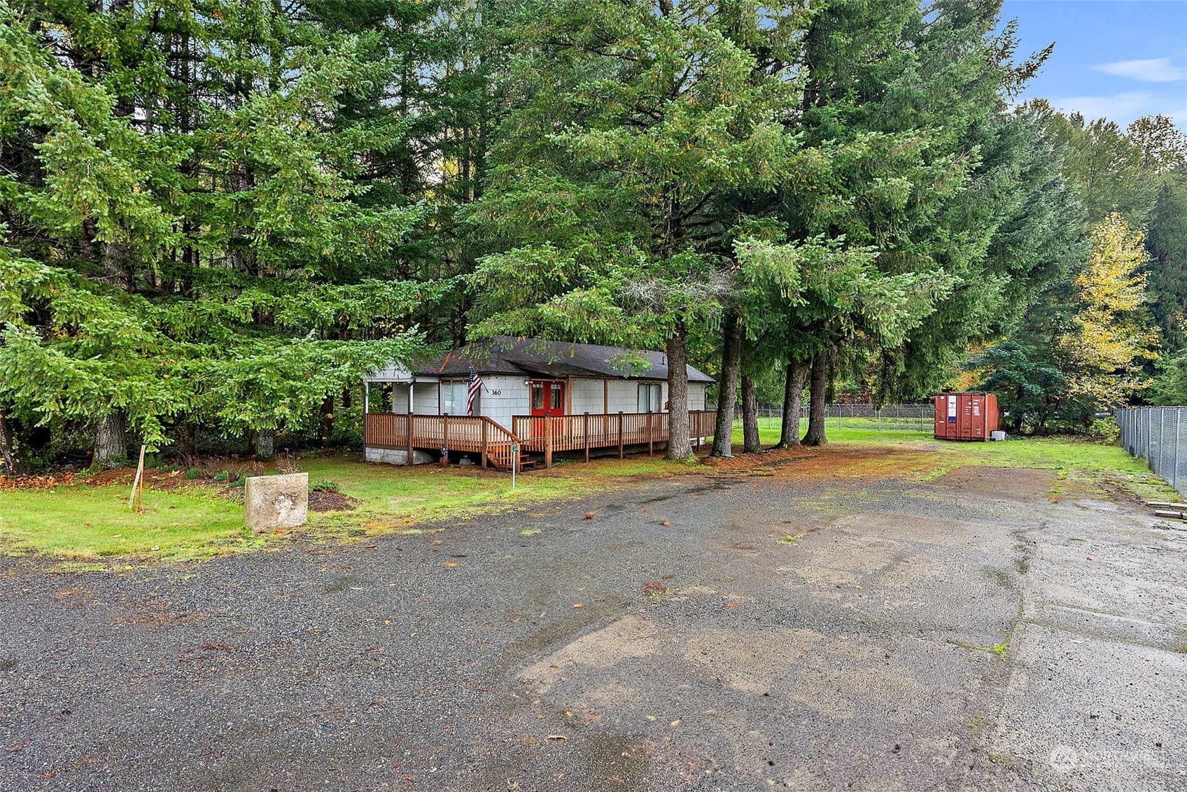 360 Highway 7 Morton, WA 98356 - Photo 19 of 23 a view of a house with a yard and sitting area