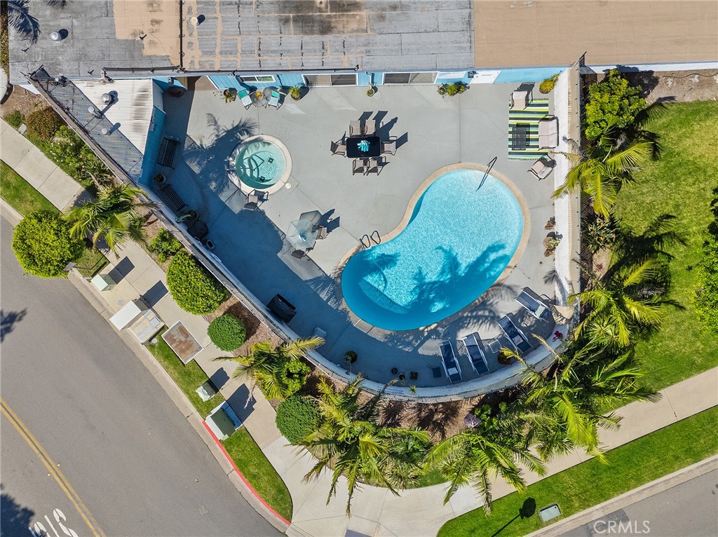 3606 Vista Rey, Unit 31 Oceanside, CA 92057 - Photo 32 of 50 Overhead of the pool spa and BBQ area