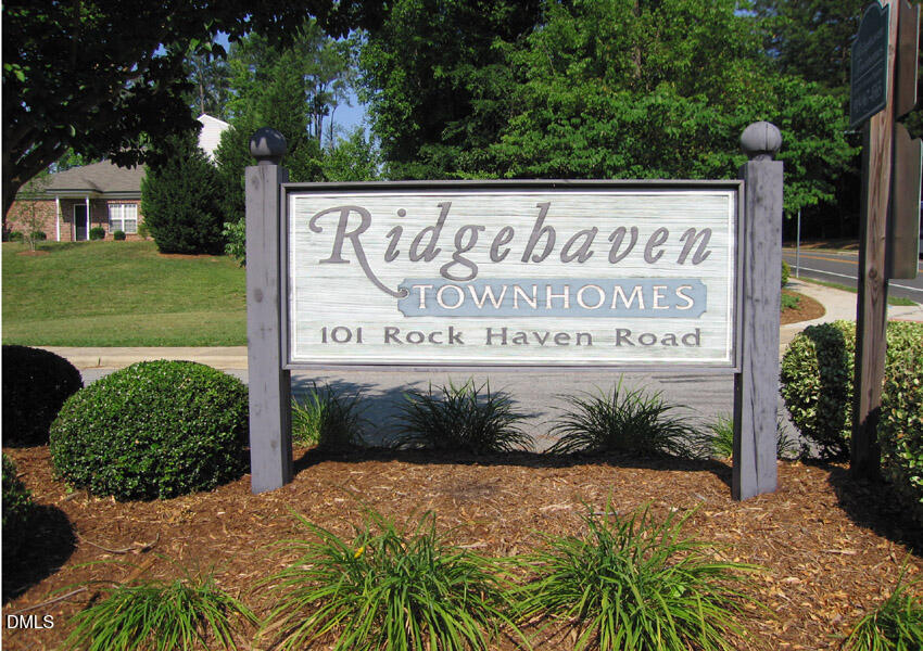 101 Rock Haven Road, Unit A100 Carrboro, NC 27510 - Photo 13 of 16 a sign on the side of a building
