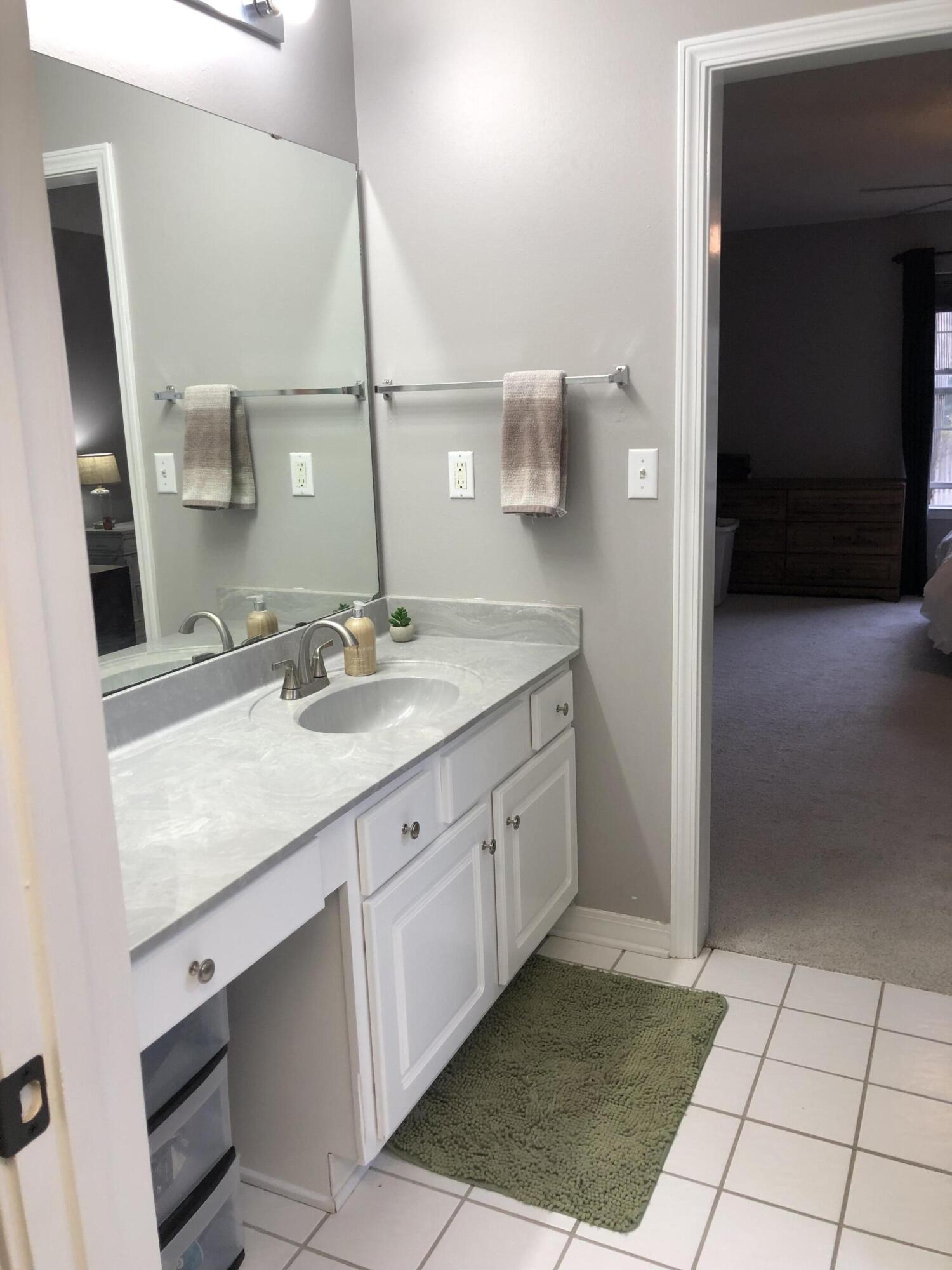 398 Riverchase Boulevard Crestview, FL 32536 - Photo 16 of 36 a bathroom with a sink and a mirror