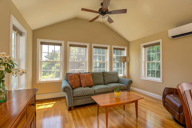2 Willow Lane Cumberland, ME 04021 - Photo 14 of 58 Vaulted ceiling and hardwood floors