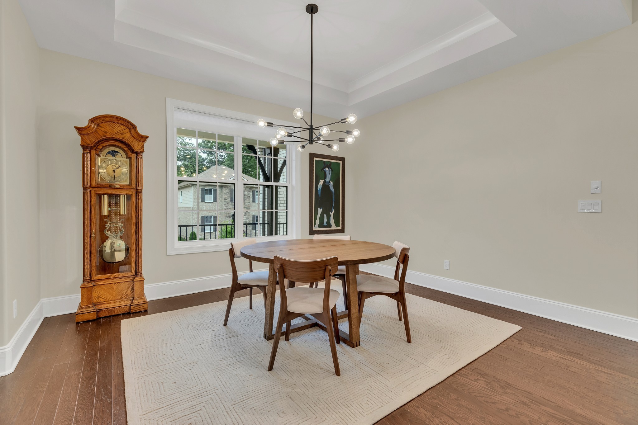 8040 Still Spg Rdg Drive Nashville, TN 37221 - Photo 5 of 38 a dining room with furniture a chandelier and wooden floor