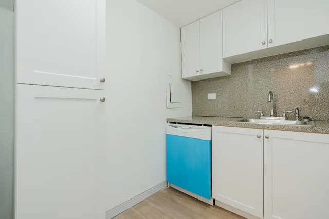 a room with storage and utility