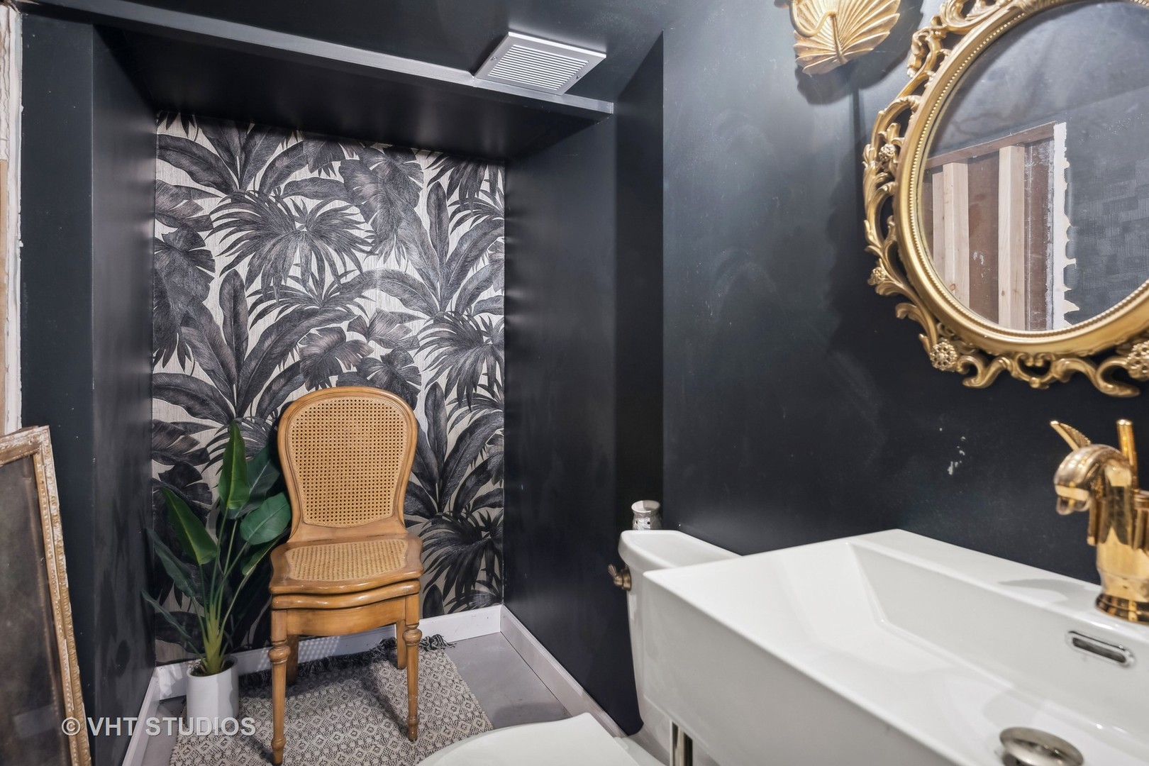 3762 North Harding Avenue Chicago, IL 60618 - Photo 19 of 25 a bathroom with a sink and a mirror