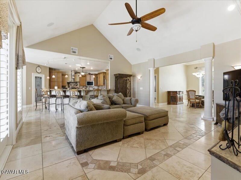 4107 Paddock Way Lancaster, CA 93536 - Photo 15 of 49 a living room with furniture and a view of living room