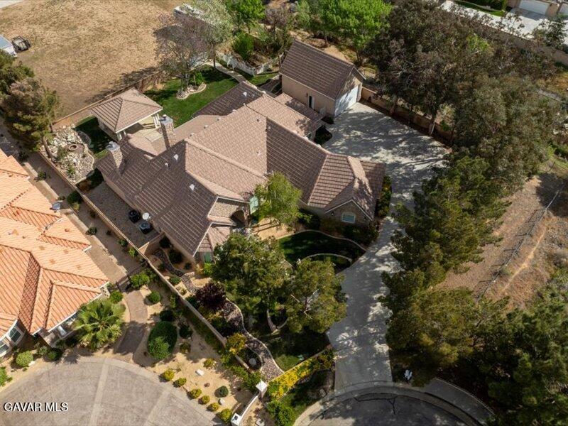 4107 Paddock Way Lancaster, CA 93536 - Photo 41 of 49 an aerial view of house with yard