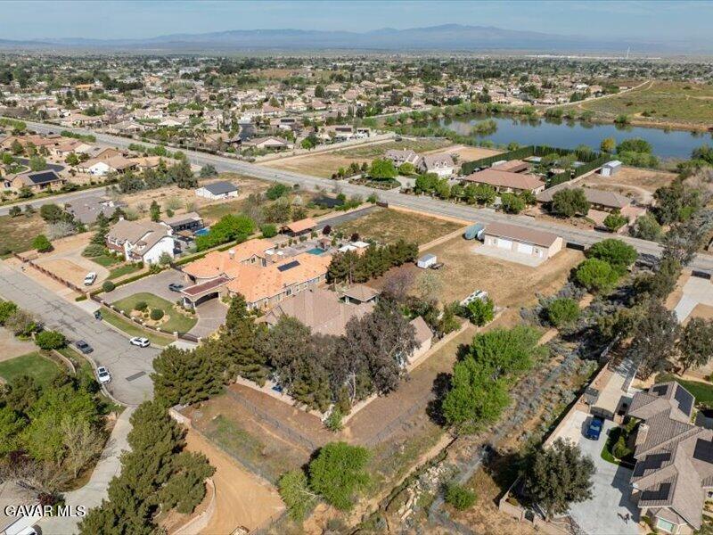 4107 Paddock Way Lancaster, CA 93536 - Photo 47 of 49 an aerial view of residential houses with outdoor space