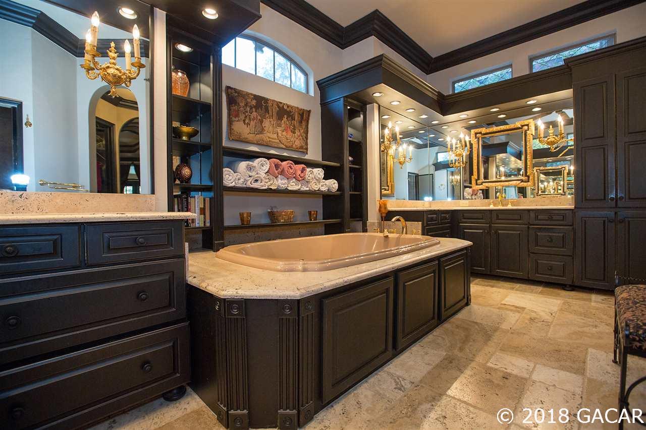 4626 Southwest 97th Terrace Gainesville, FL 32608 - Photo 16 of 30 Master Bathroom with jetted tub is the epitome of Luxury.