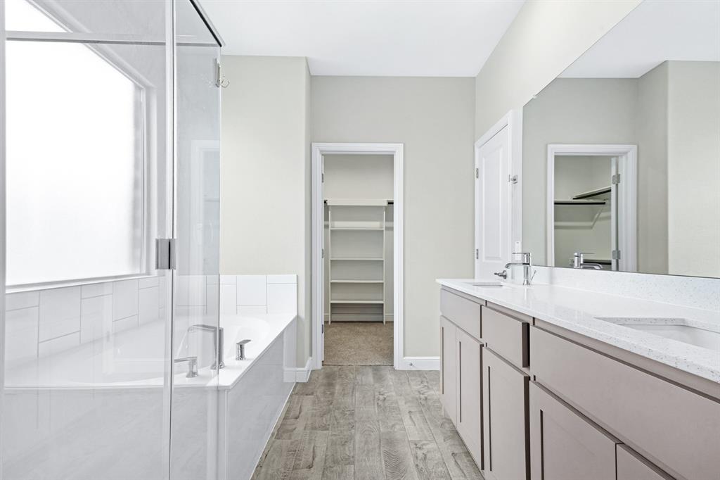 15501 Balham Path Fort Worth, TX 76247 - Photo 8 of 22 a bathroom with a sink and a mirror