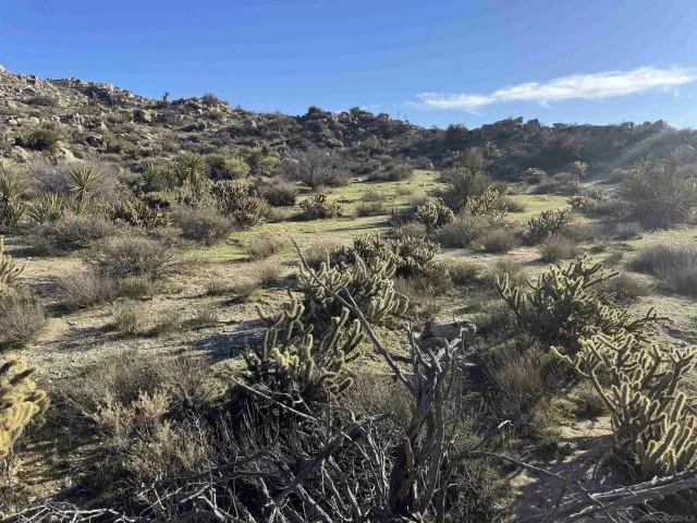 a view of a city with mountains in the background