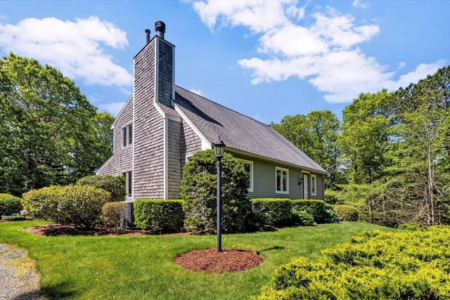 a house view with a seating space
