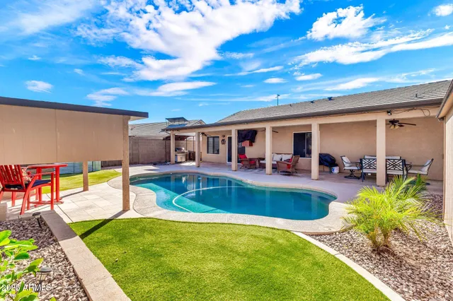 a view of outdoor space with porch and patio