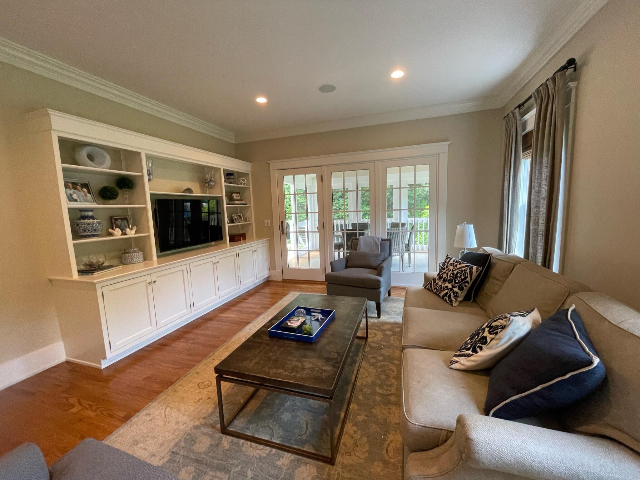 10 Wakeman Road Darien, CT 06820 - Photo 13 of 38 a living room with furniture and a flat screen tv