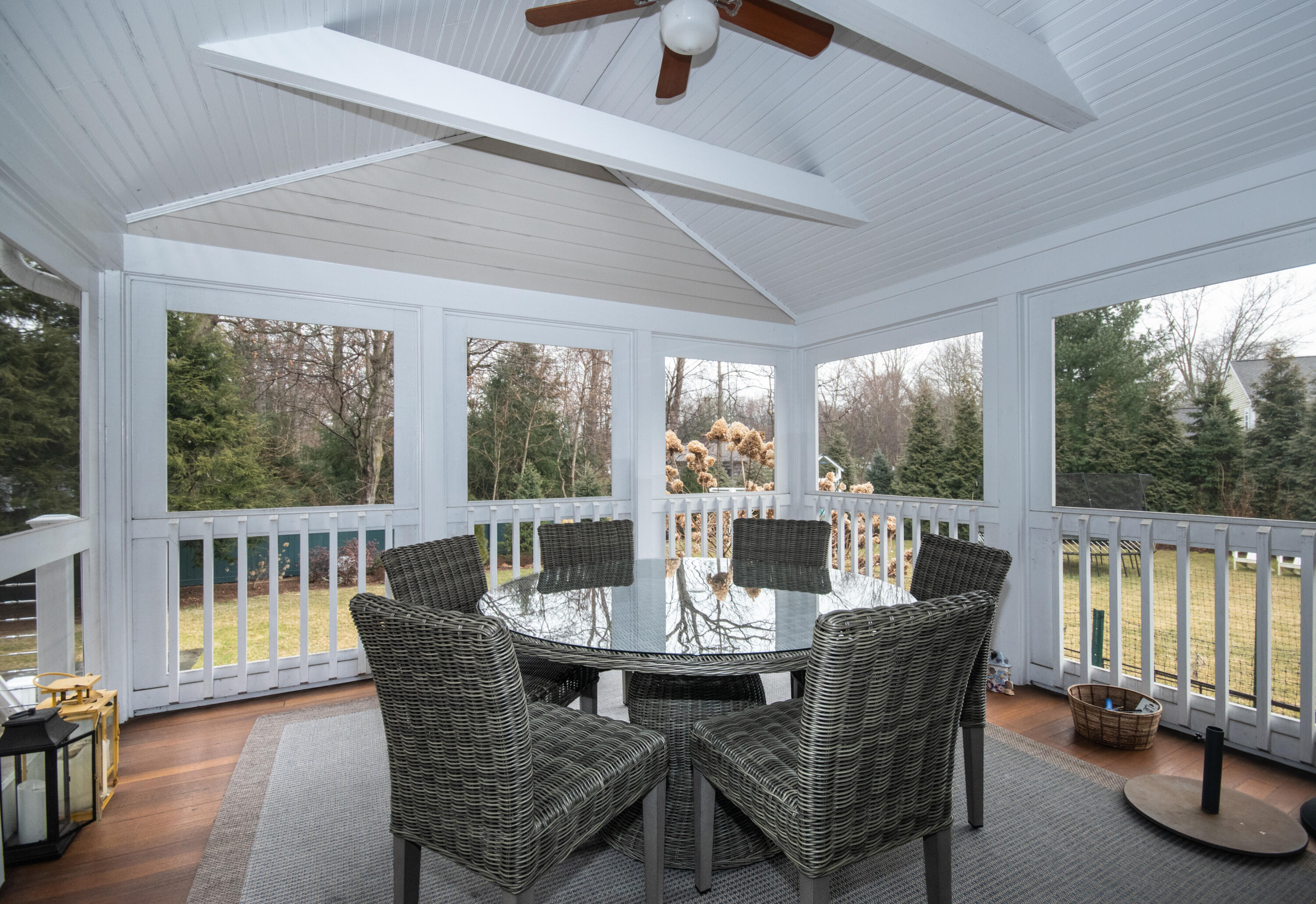 10 Wakeman Road Darien, CT 06820 - Photo 26 of 38 a dining room with furniture water view and a garden