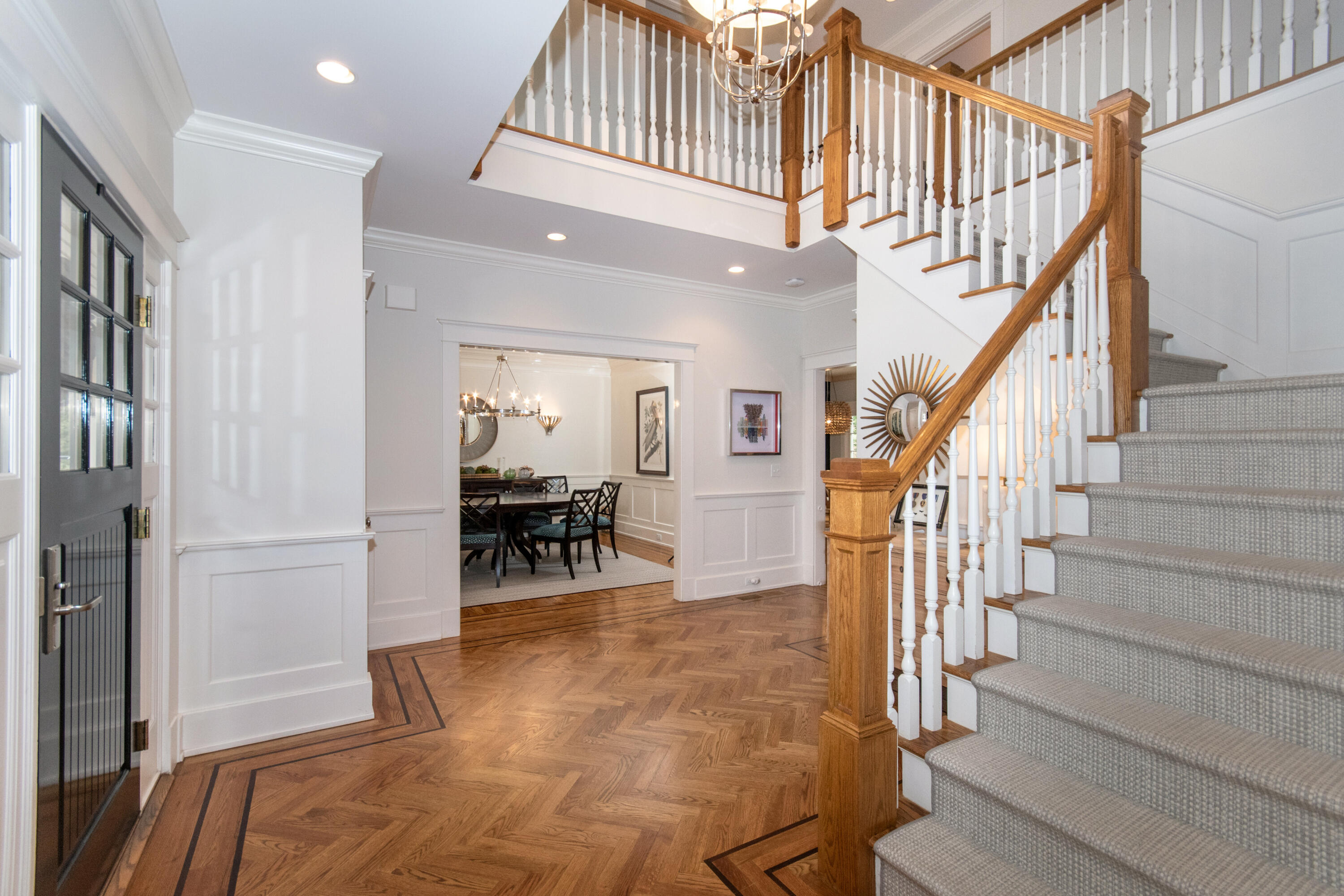 10 Wakeman Road Darien, CT 06820 - Photo 3 of 38 a view of entryway and hall with dining room