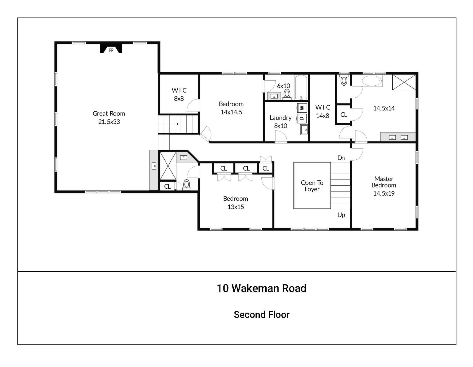 10 Wakeman Road Darien, CT 06820 - Photo 36 of 38 a picture of a black and white wall