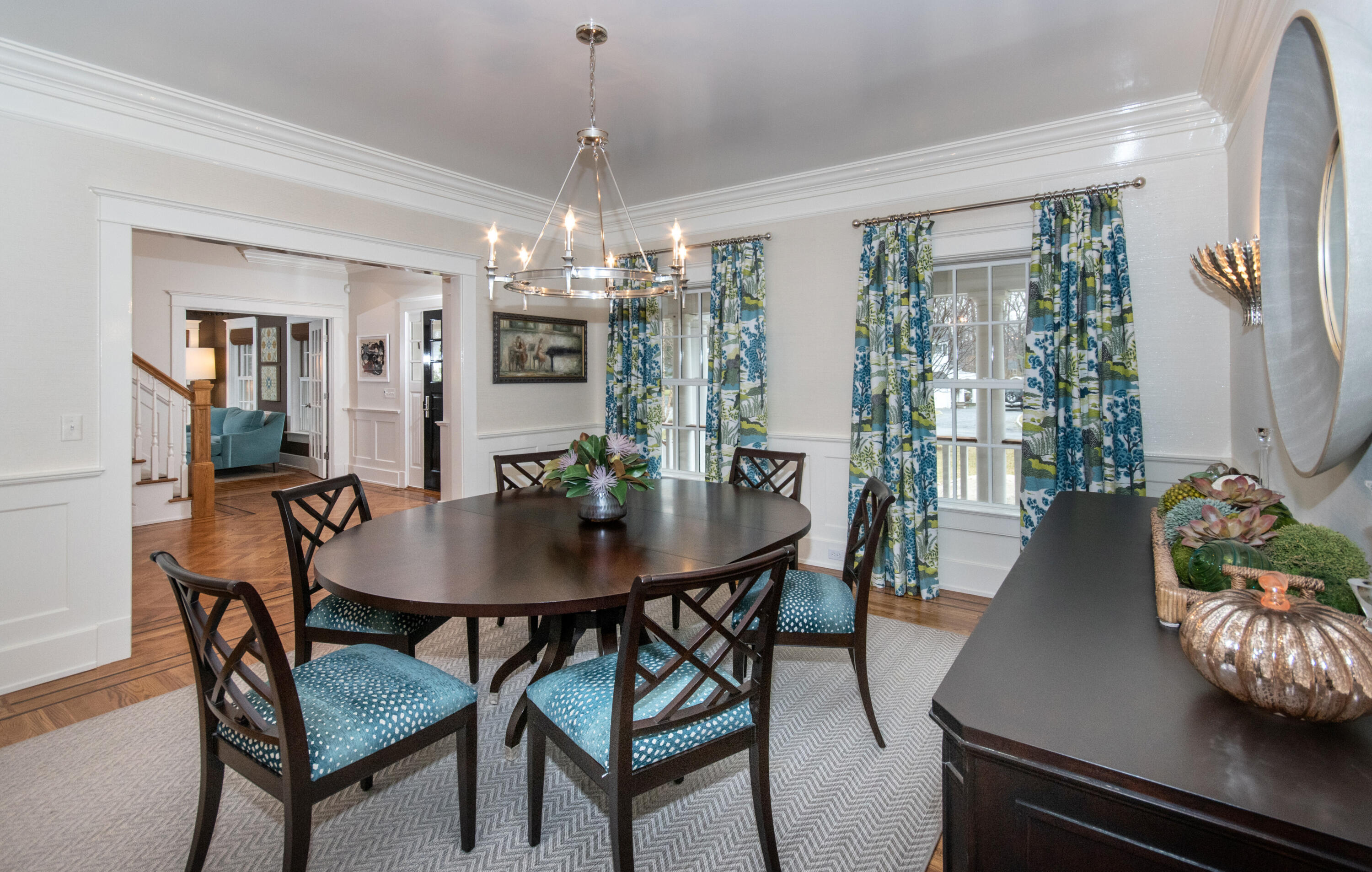 10 Wakeman Road Darien, CT 06820 - Photo 5 of 38 a view of a dining room with furniture window and outside view