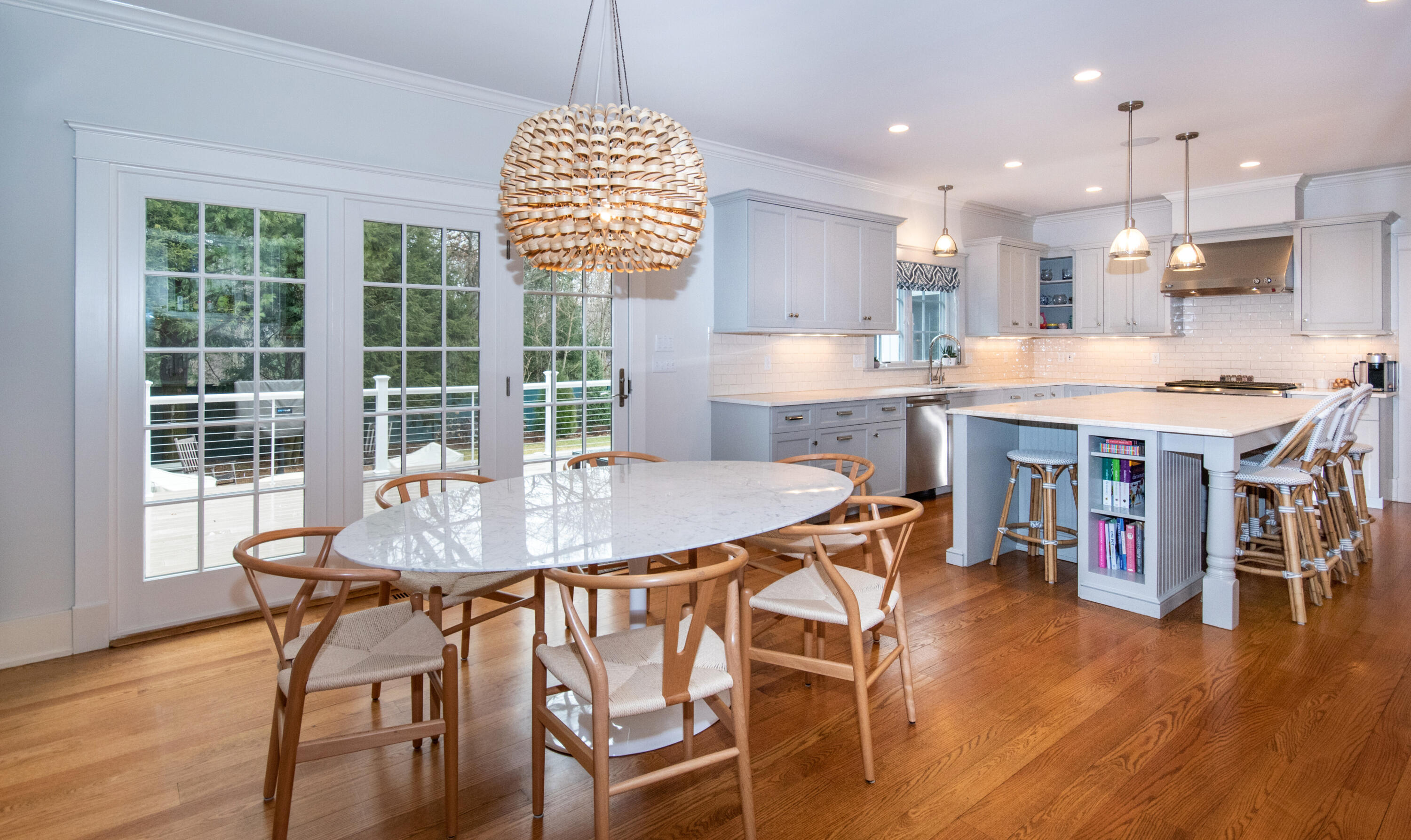 10 Wakeman Road Darien, CT 06820 - Photo 7 of 38 a view of a dining room with furniture window and wooden floor