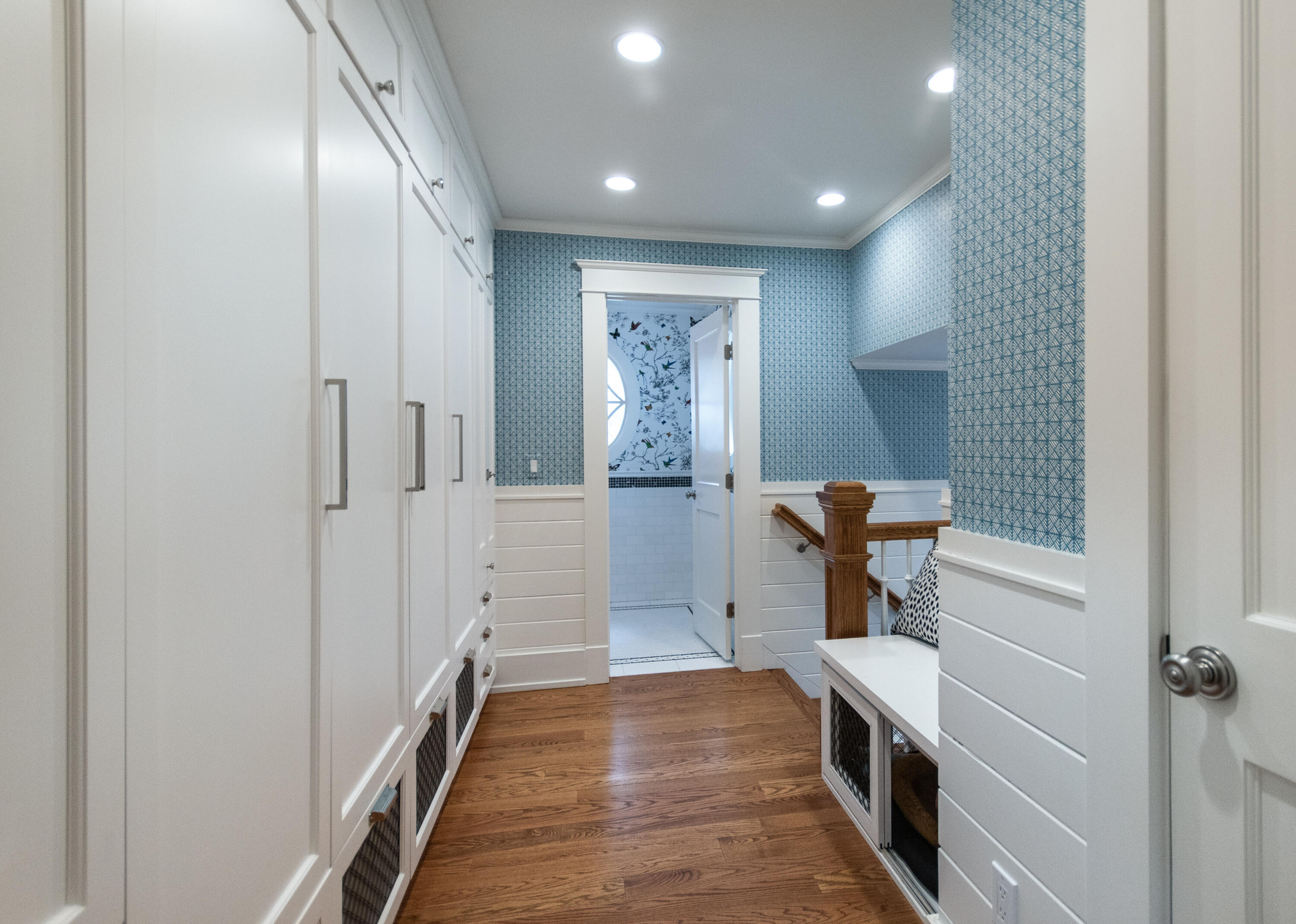 10 Wakeman Road Darien, CT 06820 - Photo 10 of 38 a view of a hallway with chairs and closet